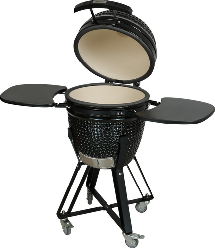 Kamado 18" zwart inclusief Heat deflector - afbeelding 2