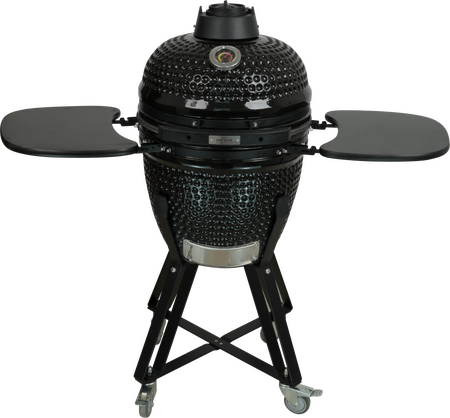 Kamado 18" zwart inclusief Heat deflector - afbeelding 1