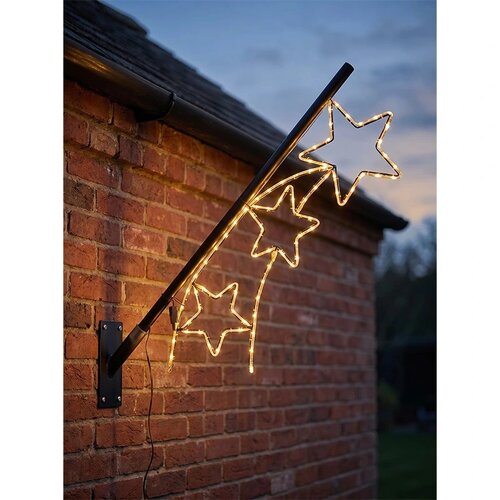 Kerstverl.falling stars 40x110cm ip44 - afbeelding 1