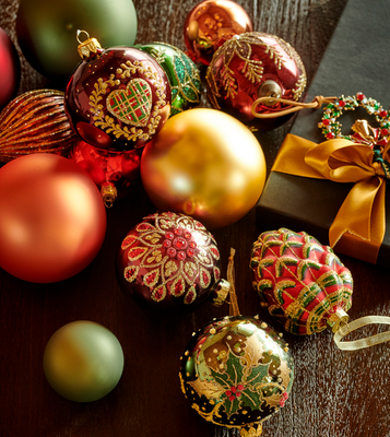 Kerstversiering - Weihnachtsdekorationen