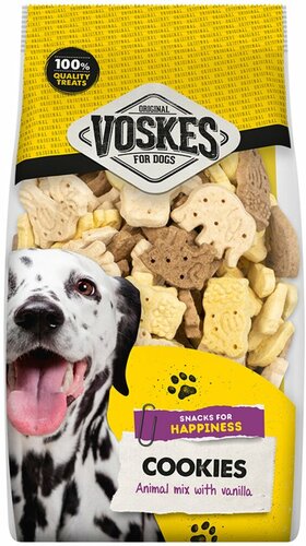 VOSKES Koekjes diertjes mix vanille 750g