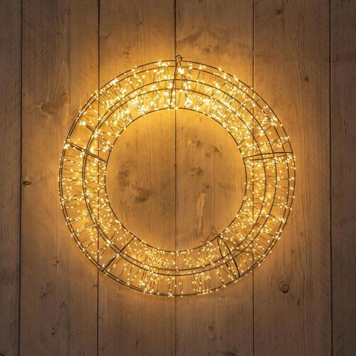 Krans metaal 1800led 58x12cm cw