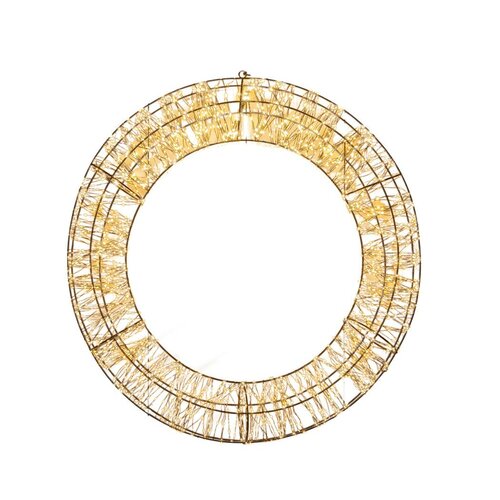 Krans metaal 2400led 70x12cm cw