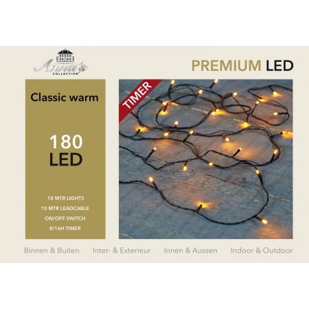 Led classic buiten 180l/l18m zwart