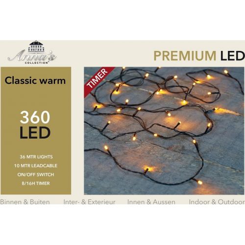 Led classic buiten 360l/l36m zwart