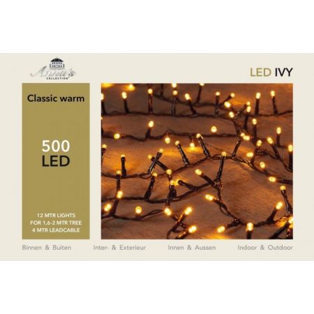 Led classic ivy 500l/l12m zwart