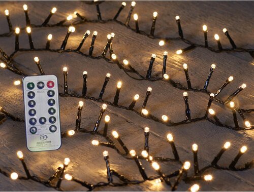 ANNA'S COLLECTION Led ivy 500l/l12m wwit/zwart met ab - afbeelding 2