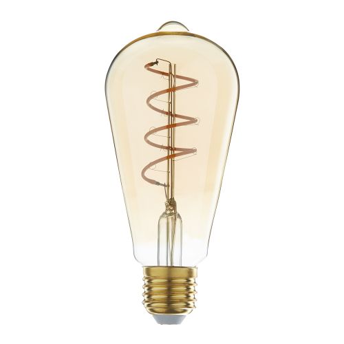 LED Spiraal Filamentlamp E27 Warm Wit