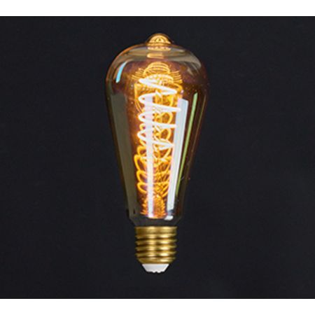 LED SPIRAAL LAMP 64X145MM 2W/E27 DIMBAAR