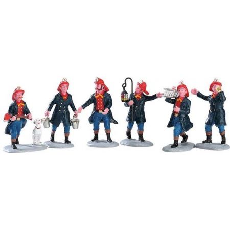 Lemax Fireman, Set Of 6