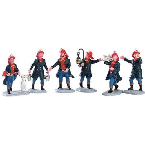 Lemax Fireman, Set Of 6