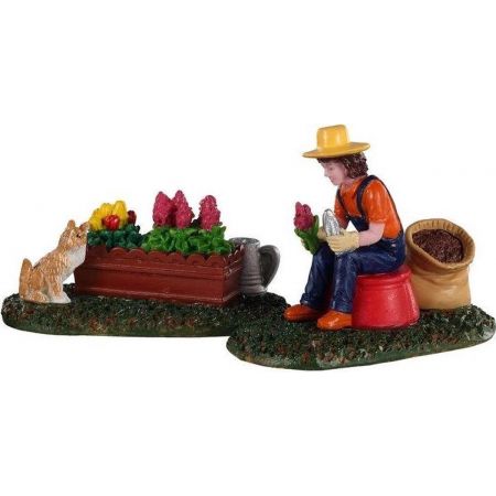 Lemax Garden Grooming, Set Of 2