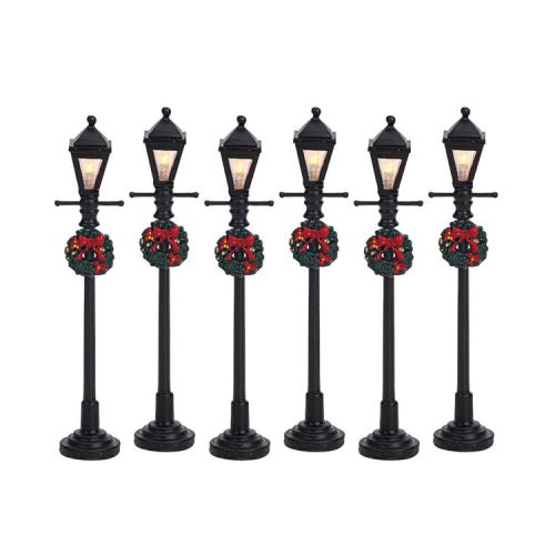 Lemax Gas Lantern Street Lamp 6Pcs