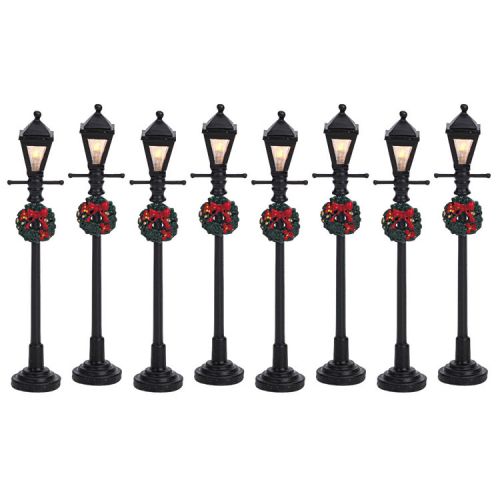 Lemax Gas Lantern Street Lamp 8Pcs