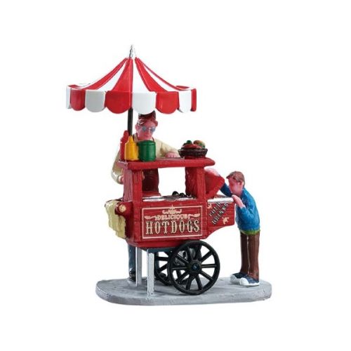 Lemax Hot Dog Cart