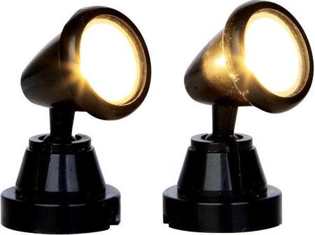 Lemax Round Spot Light, Set Of 2, B/O (4.5V)
