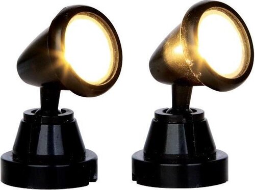 Lemax Round Spot Light, Set Of 2, B/O (4.5V)