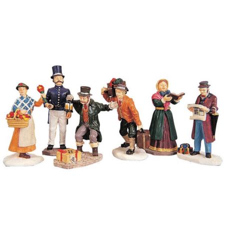 Lemax Townsfolk Figurines, Set Of 6