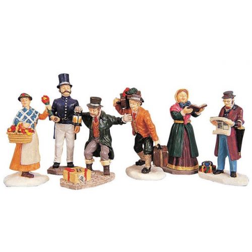Lemax Townsfolk Figurines, Set Of 6
