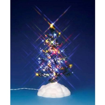 Lemax Lighted Pine Tree, Multi,  Medium, B/O (4.5V)