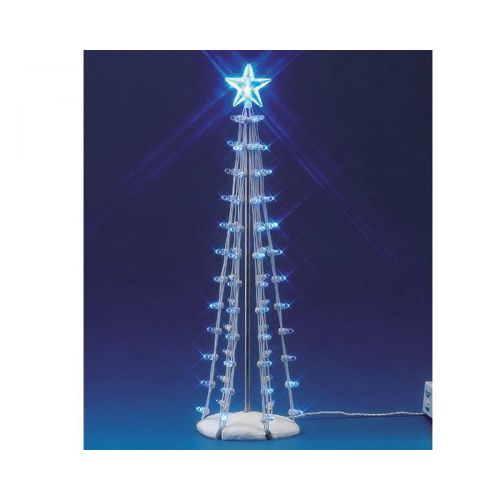 Lemax Lighted Silhouette Tree(Blue), L, B/O (4.5V)