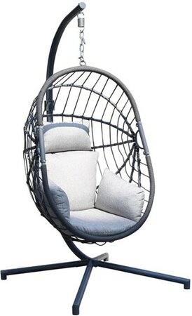 Lisa relax hanging chair Grey
