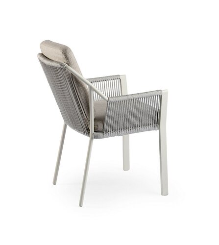 Liv Dining Chair Stackable Creme White - afbeelding 2