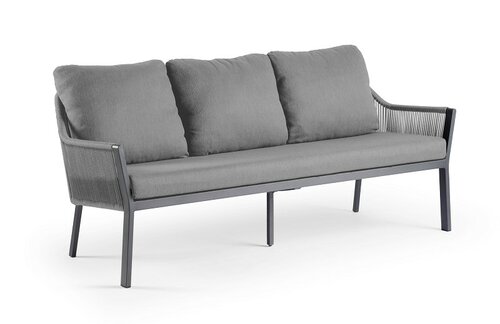 Liv Lounge Dining 3-Seater Charcoal - afbeelding 1