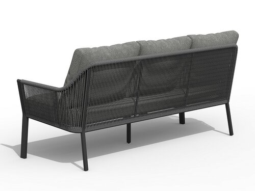 Liv Lounge Dining 3-Seater Charcoal - afbeelding 2