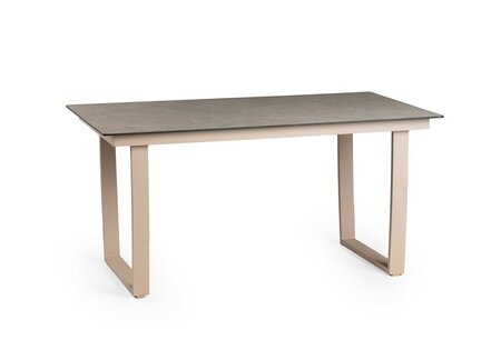 Liv Lounge Dining Table 150 x 90 cm Trespa Ophira Champagne