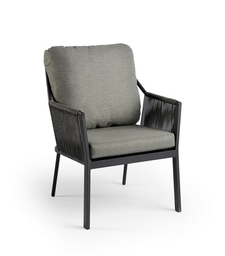 Liv Low Dining Chair Charcoal - afbeelding 1