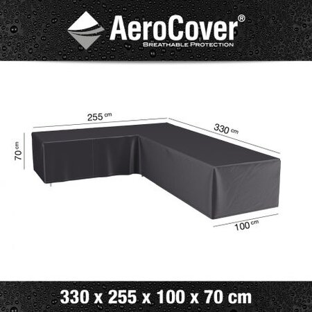 Lounge cover L 330x255x100xH70 Left - afbeelding 1