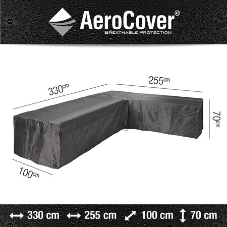 Lounge cover L 330x255x100xH70 Right - afbeelding 1