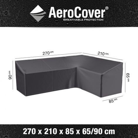 Lounge cover L Right 270x210x85xH65/90 HB - afbeelding 1
