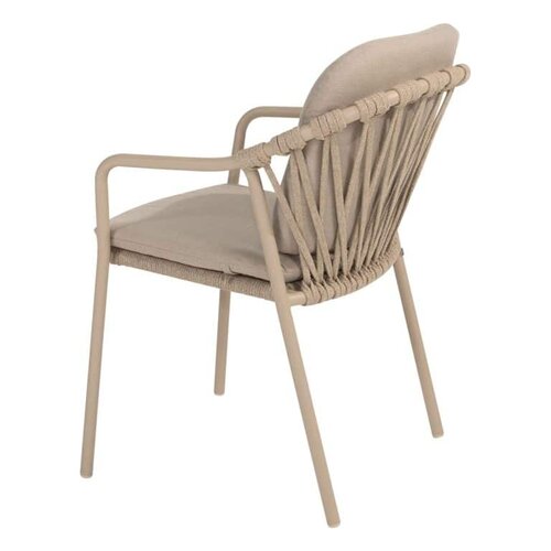 Manitoba stacking dining chair latte with 2 cushions - afbeelding 2