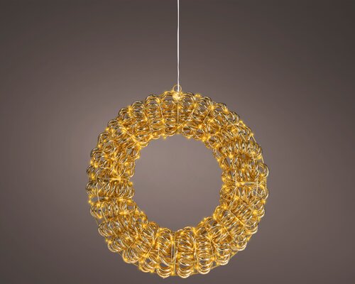 Micro led krans d38-l9cm-300l gd/kl wrm - afbeelding 1