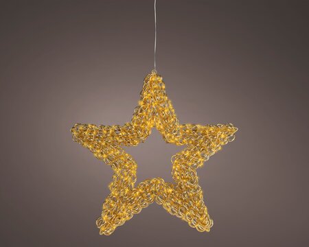 Micro led ster d58-l10cm-400l gd/kl wrm - afbeelding 1