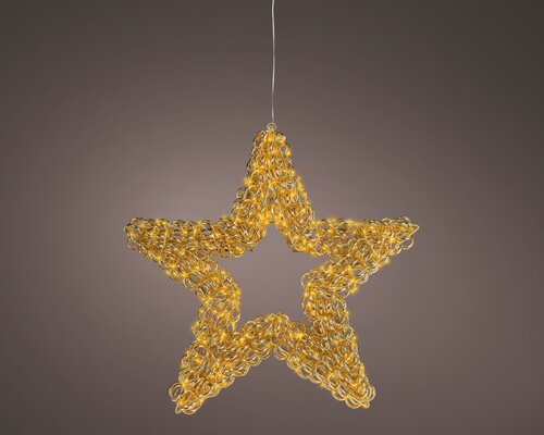Micro led ster d58-l10cm-400l gd/kl wrm - afbeelding 1