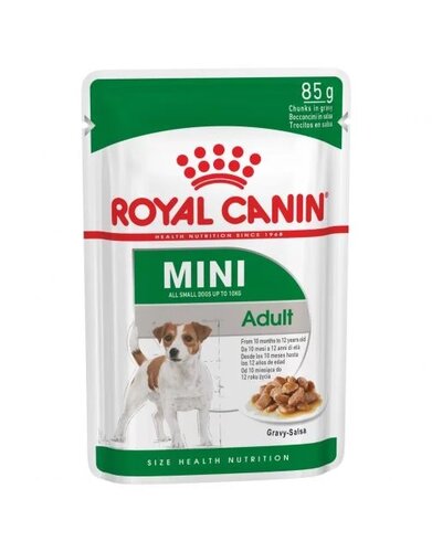 Royal Canin Mini Adult Natvoer - Hondenvoer - 12x85 g - afbeelding 1