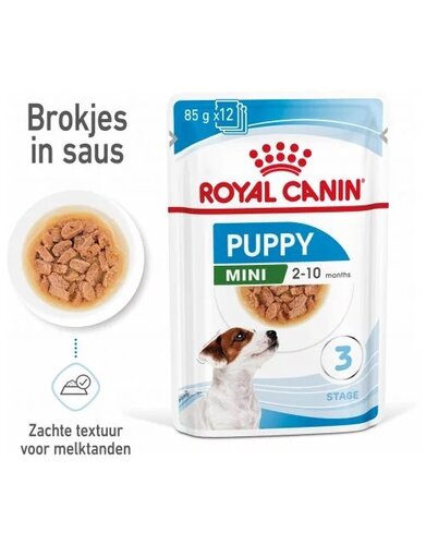 Royal Canin Mini Natvoer - Puppy-Hondenvoer - 12x85 g - afbeelding 2