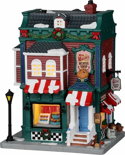 Lemax Miss Maggie'S Muffin Shop, B/O Led