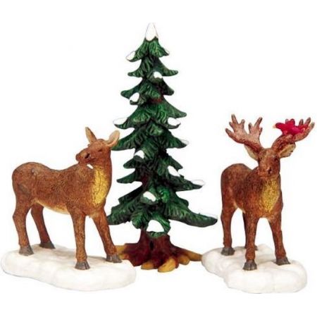 Lemax Mr And Mrs Moose S3
