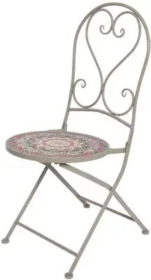 Narbonne stoel ijzer l46b39h93cm tp - afbeelding 1