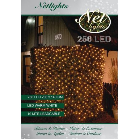 NET LIGHTS 252L/ 200X140CM LED WARM WIT