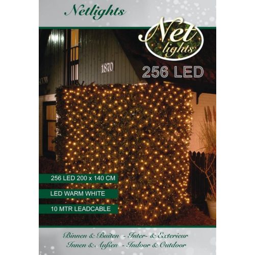 NET LIGHTS 252L/ 200X140CM LED WARM WIT