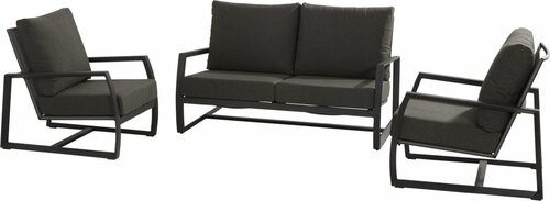 New Mauritius loungeset met 2 loungestoelen en 2.5-zits loungebank