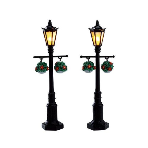 Lemax Old English Lamp Post, Set Of 2, B/O (4.5V)
