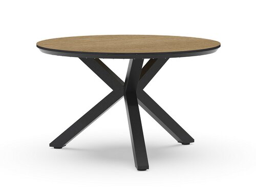 Orbital Dining Table Trespa Bergamo 120 cm Ø Charcoal