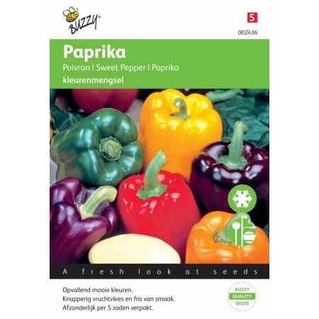 Paprika 5 kleurenmengsel 1.5g