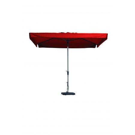 Parasol delos luxe 200x300 cm Polyester brick red grade 6